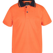 JB's Hi Vis Non Cuff Traditional Polo - Kids