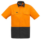  Mens Rugged Cooling Hi Vis Short Sleeve Shirt
